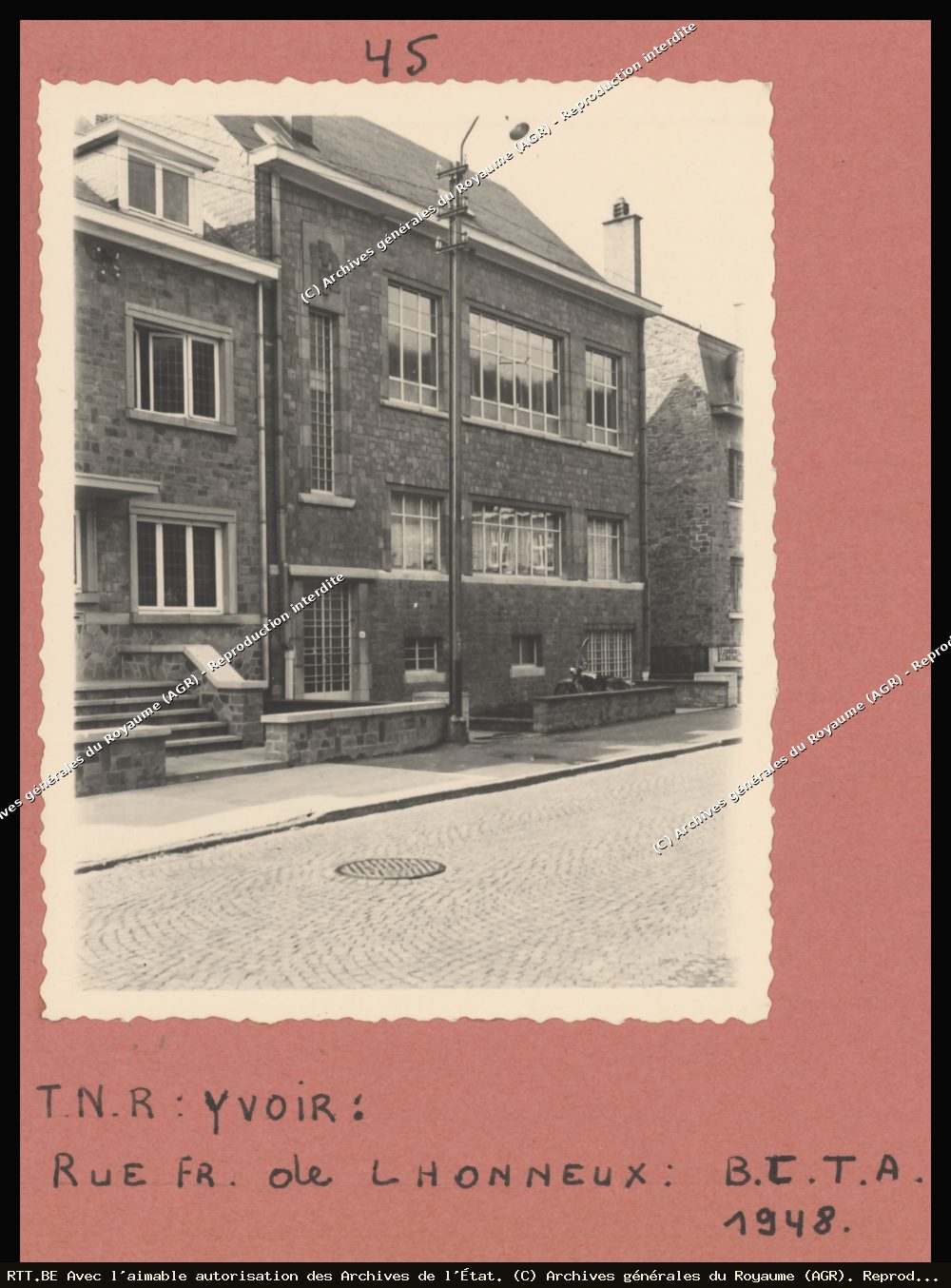 Central téléphonique — Av F De Lhoneux