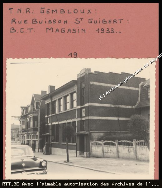 Central téléphonique — Rue Buisson st Guibert (Ancien batiment)