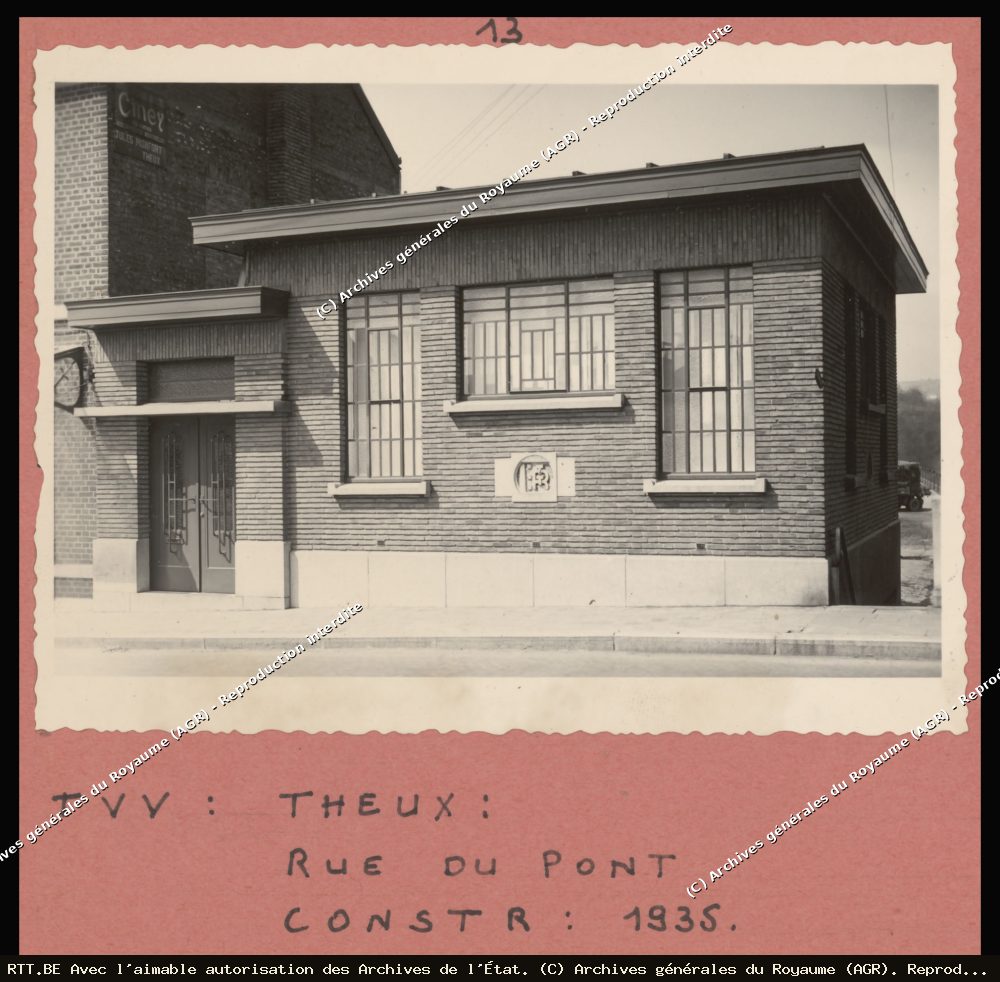 Central téléphonique — Theux Rue du pont