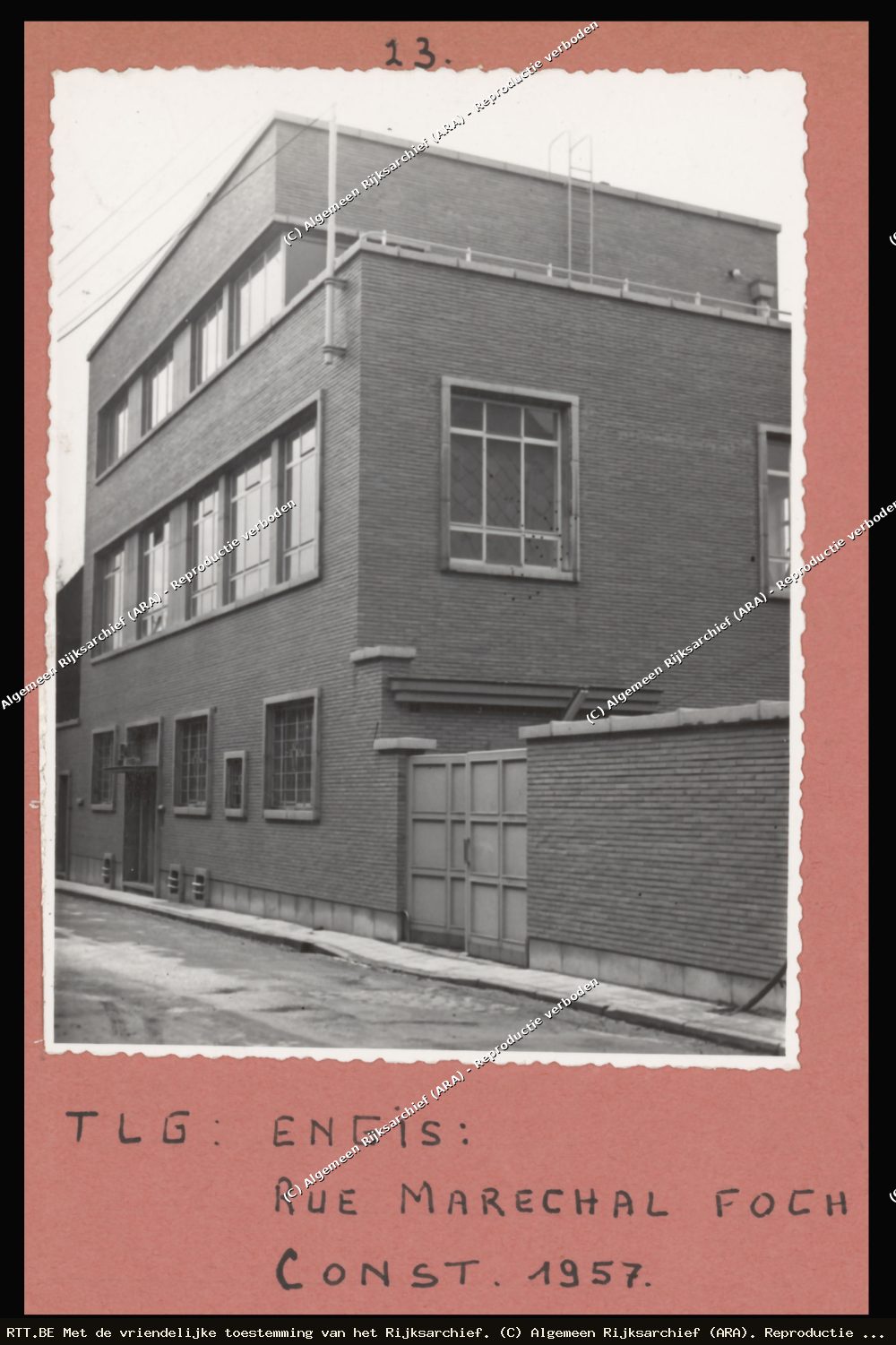 Telefooncentrale — Rue Mar Foch
