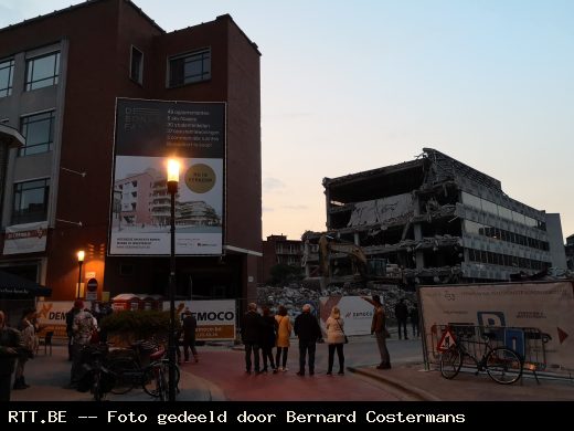 Afbraak RTT-gebouw Hasselt centrum